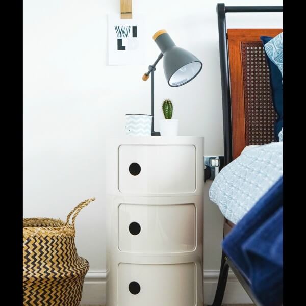 3 Tier Cylindrisk moderne kabinet