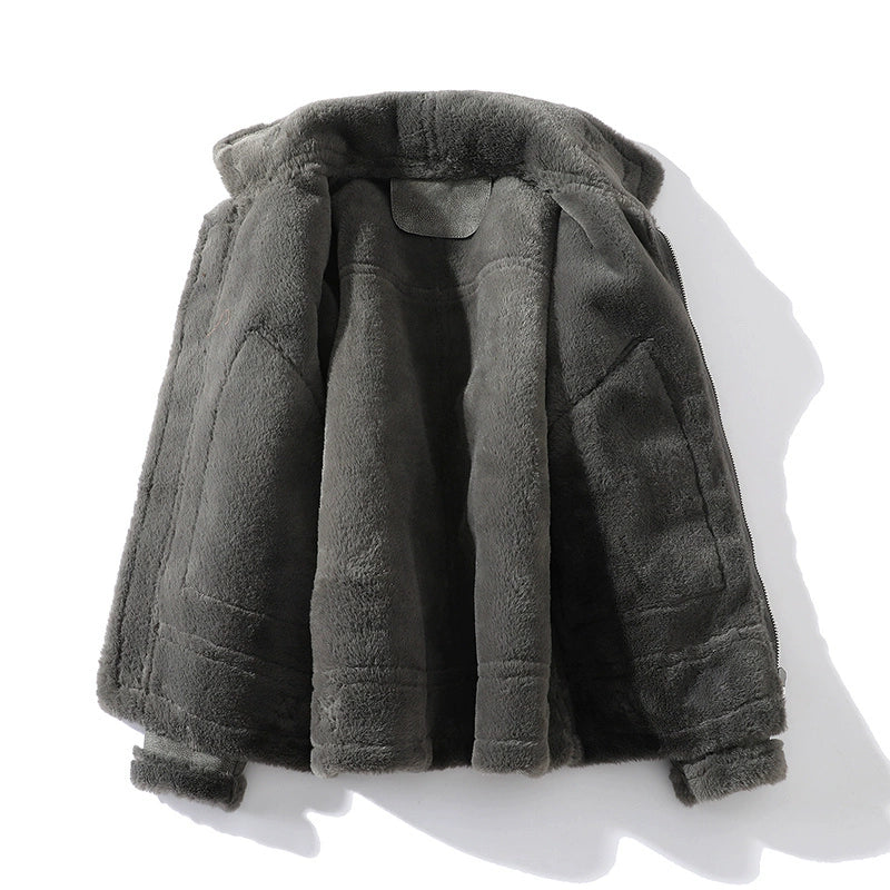 Dame Moto Jakke med Shearling Design 2
