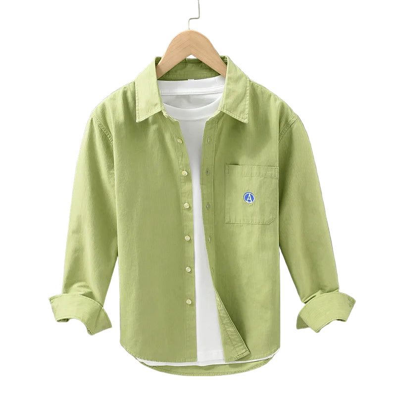 Herre Skjorte Klassisk Komfortabel Pasform Bløde Materialer