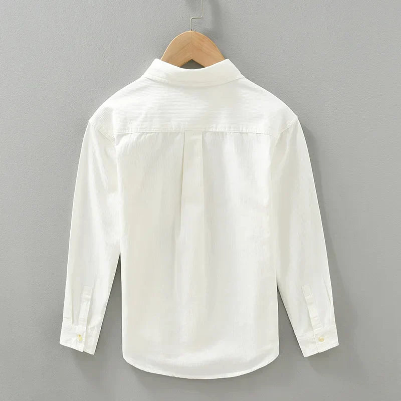 Herre Skjorte Klassisk Komfortabel Pasform Bløde Materialer