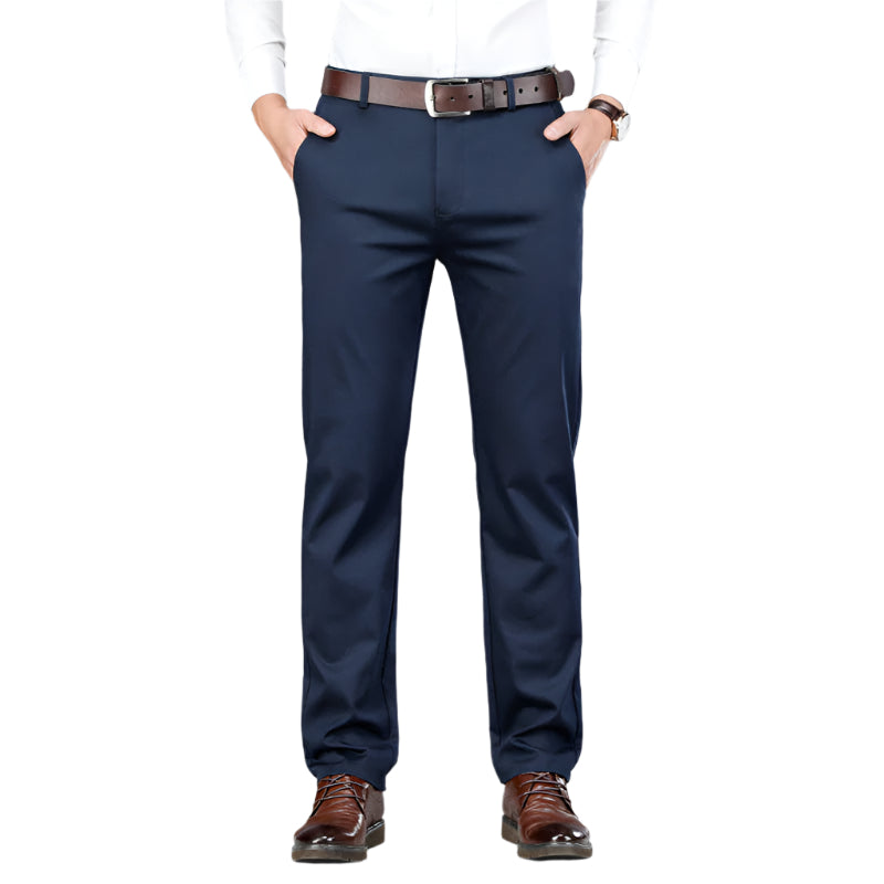 Herre Bukser Business Casual Åndbar Stof Moderne Snit-1