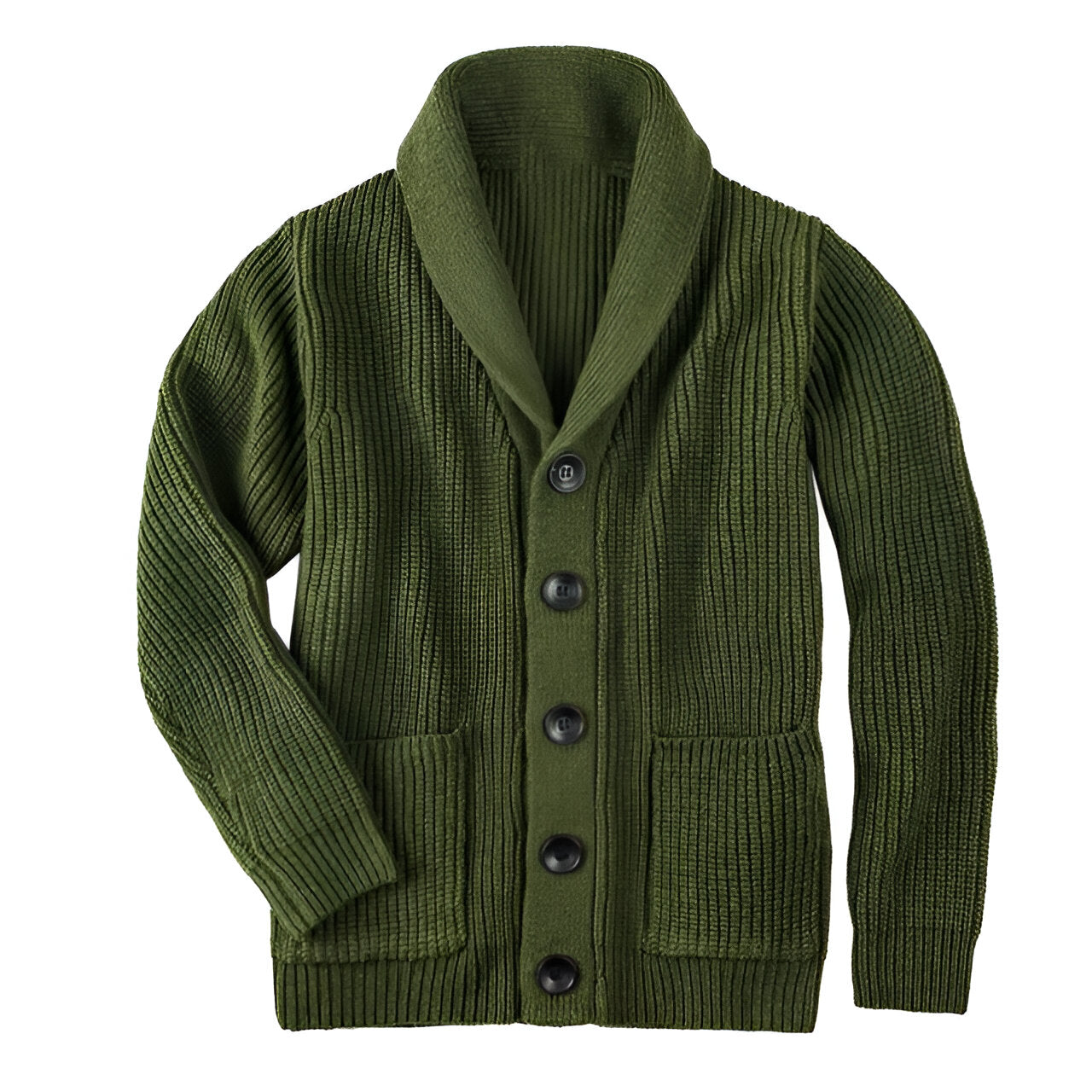 Herre Cardigan med Knapper 2