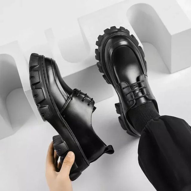 Herre Derby Sko i Læder med Moderne Design 2