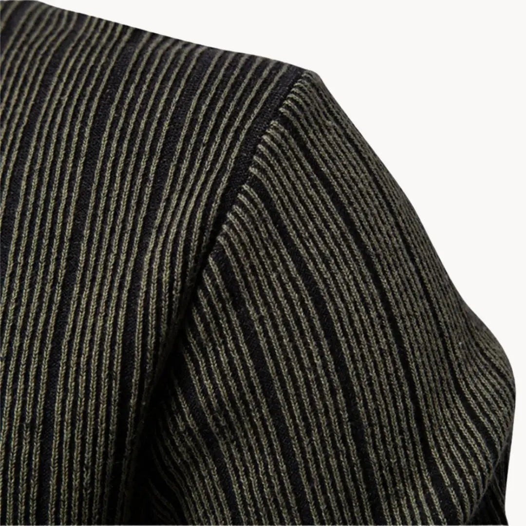 Herre Langærmet Sweater med Striber 4