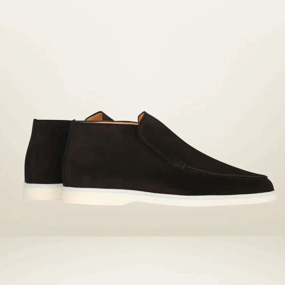 Herre Loafers Suede Minimalistisk Design Komfortable Slip-On Sko 3