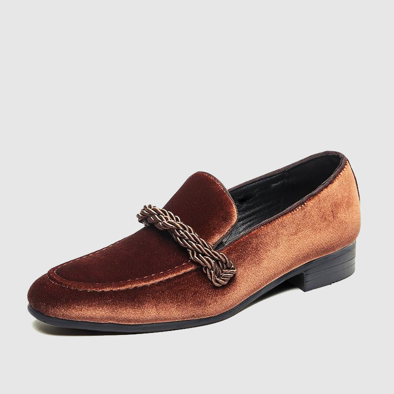 Herre Loafers i Fløjl Stil 4