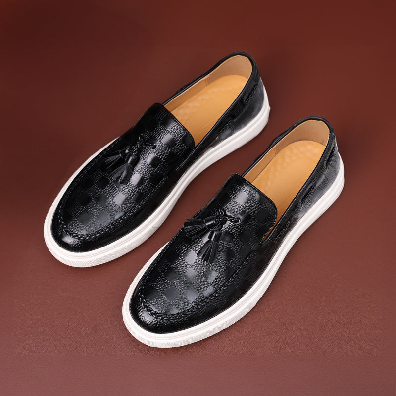Herre Loafers med Præget Design 1