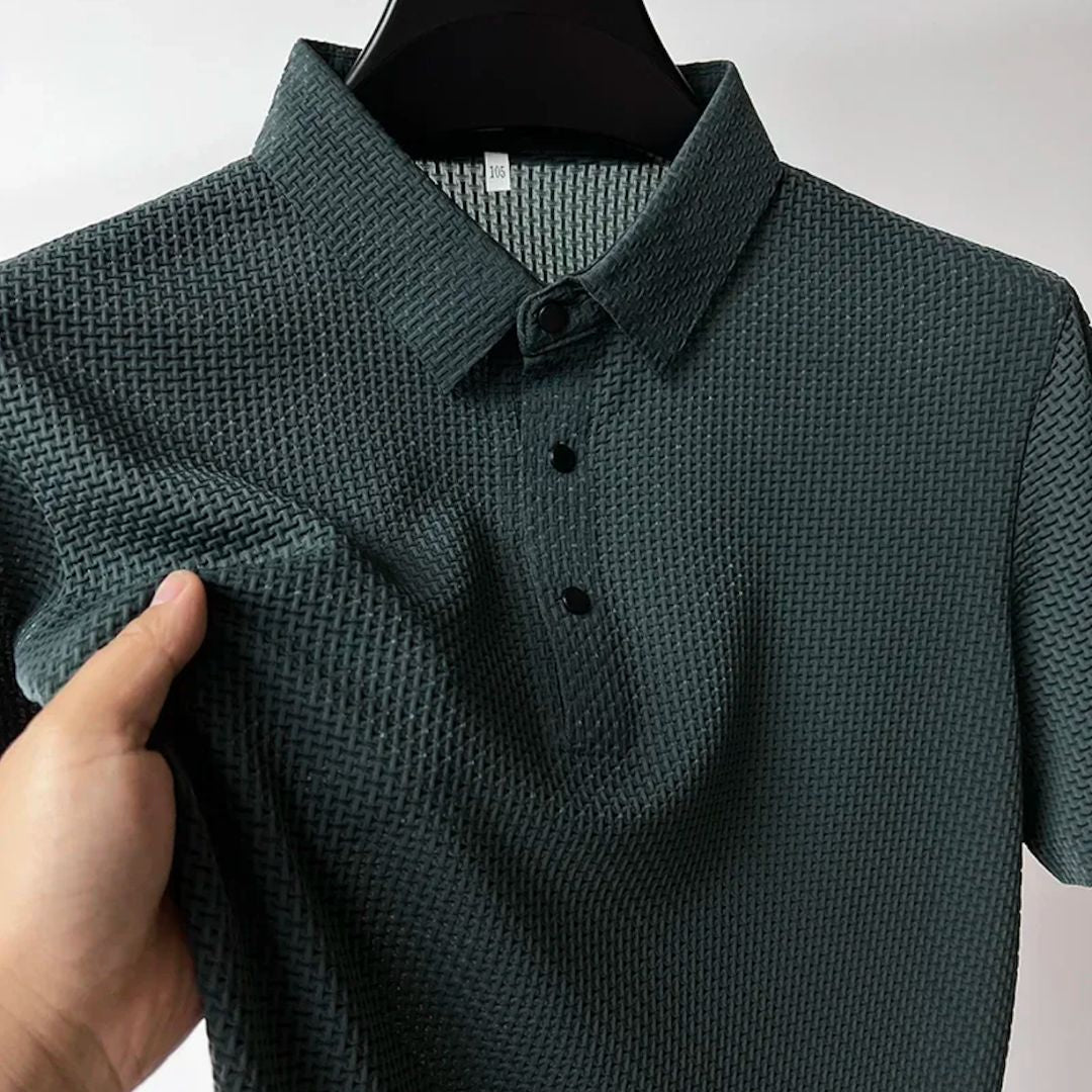 Herre Polo Shirt Letvægts Åndbar Klassisk Design 8