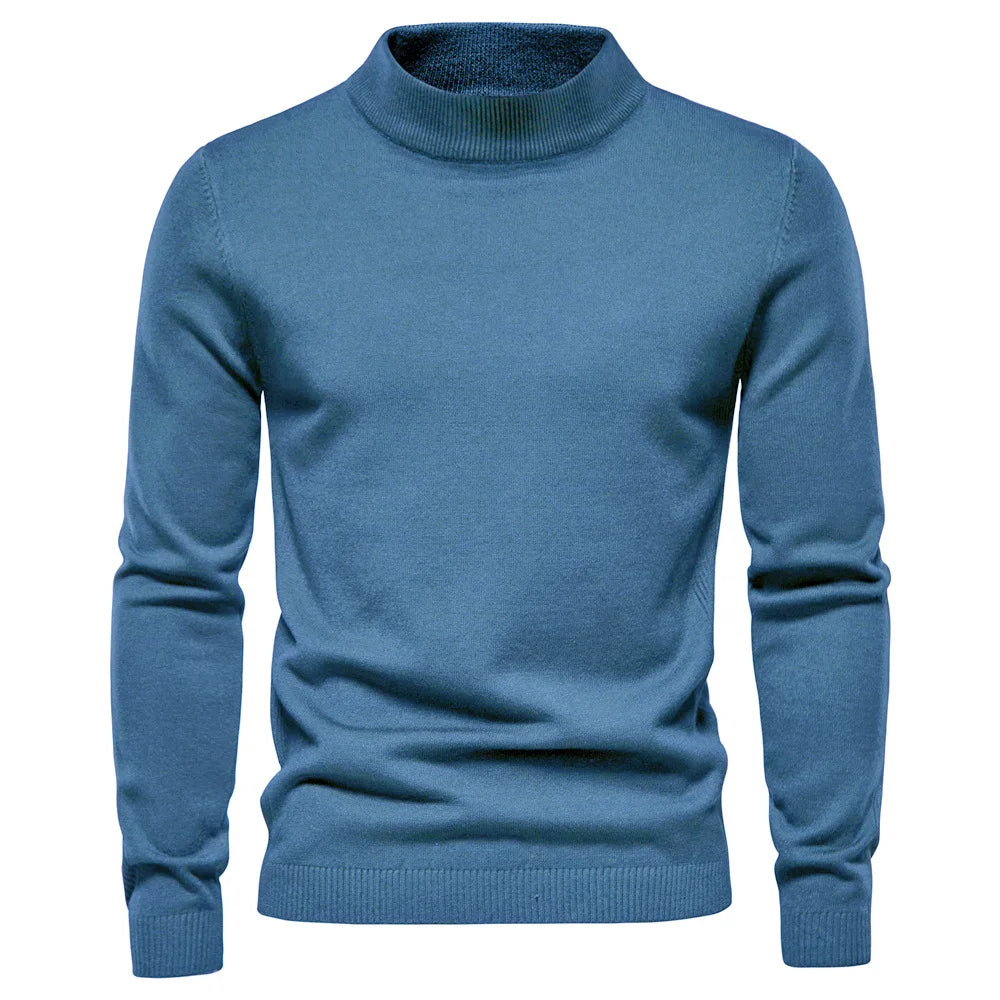 Herre Pullover Rullekrave Tidløs Sweater 10