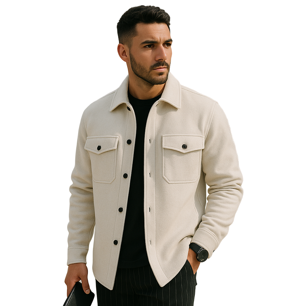 Herre Sommerjakke Casual Åndbar Materiale 0