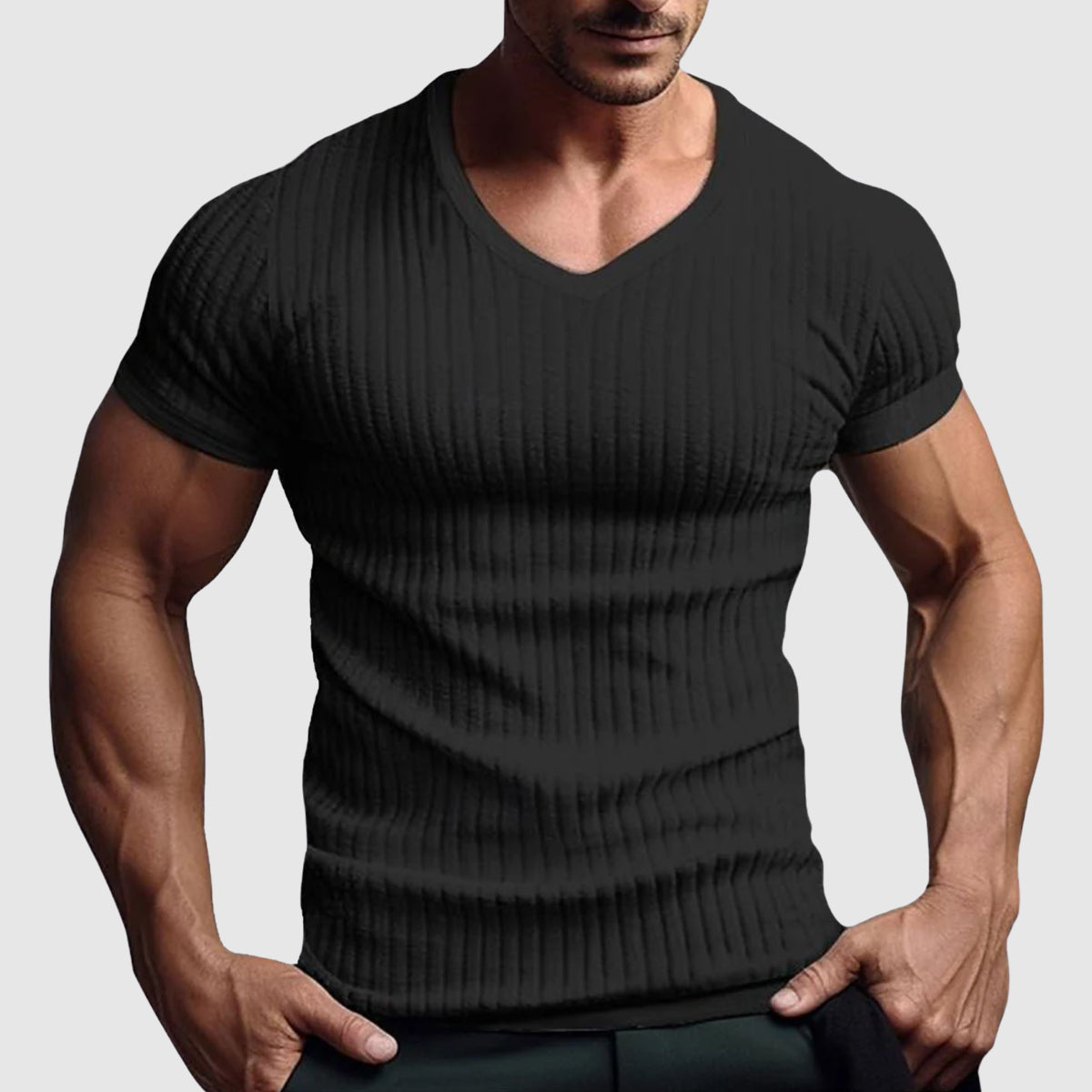 Herre T-shirt med Urban Striber 2