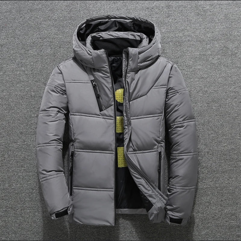 Herre Winterjakke Puffer Stil Letvægts 3