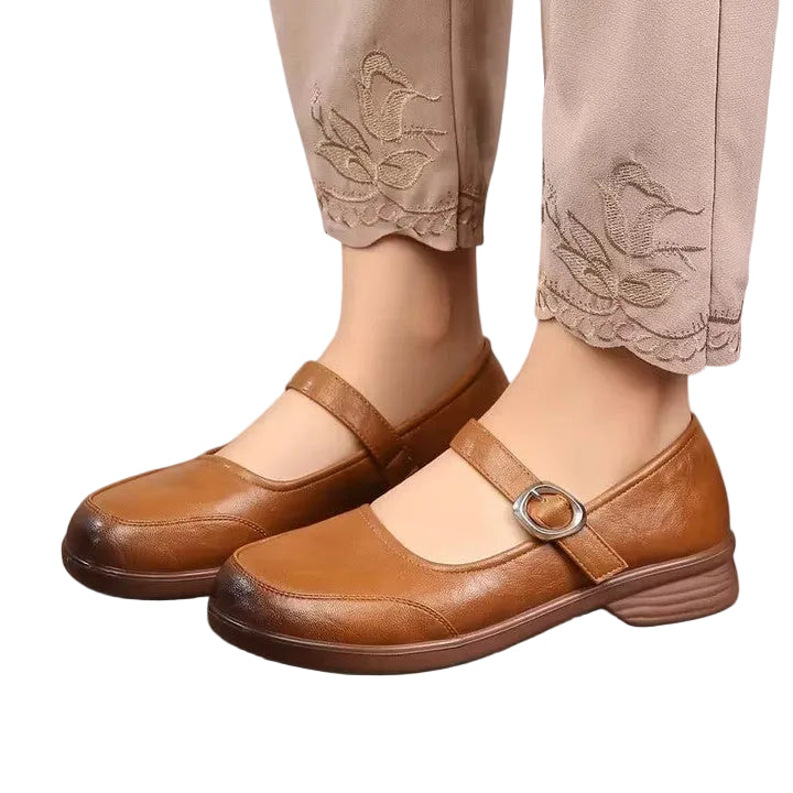 Kvindernes Klassiske Forårssko med Spænde 9