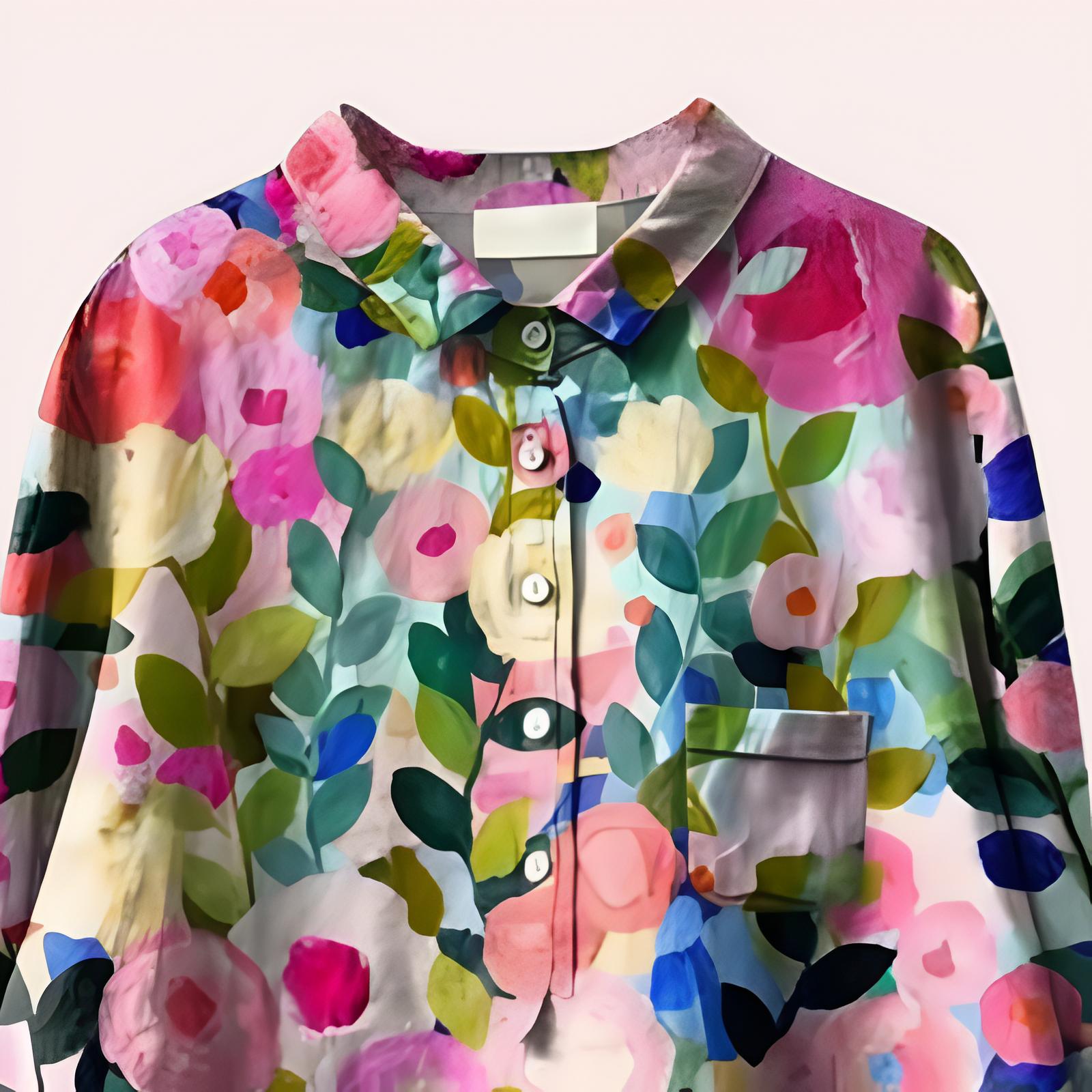 Kvinders Bluse med Blomsterprint 1