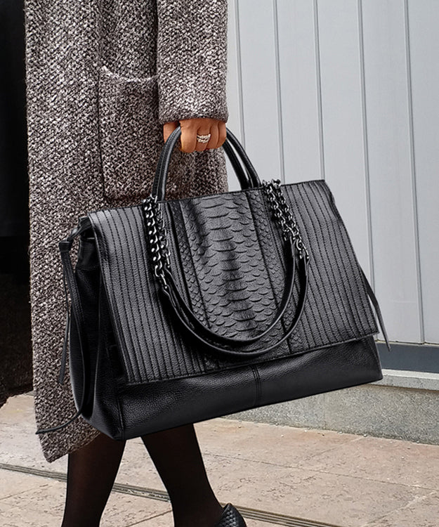 Kvinders Håndtaske med Kæde og Patchwork Design 2