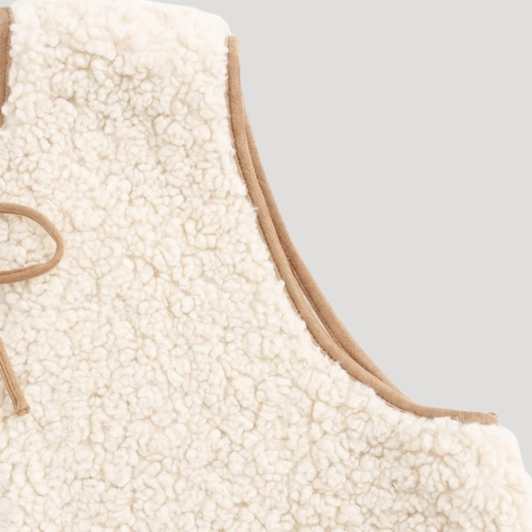 Kvinders Hyggevest Med Bindefront Casual 3