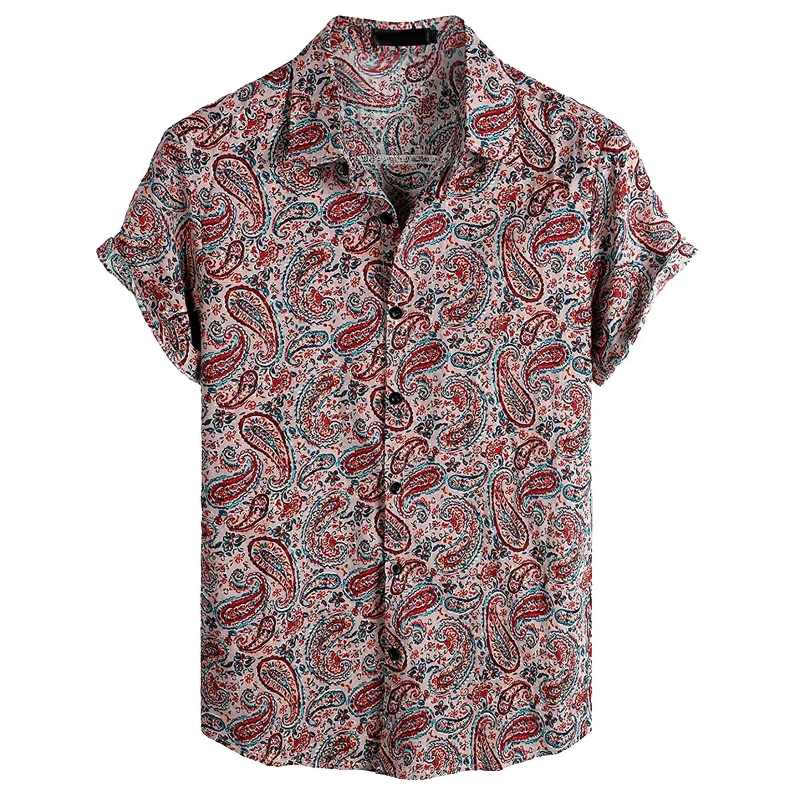 Mænds 3D-print Skjorte Afslappet Stil 2