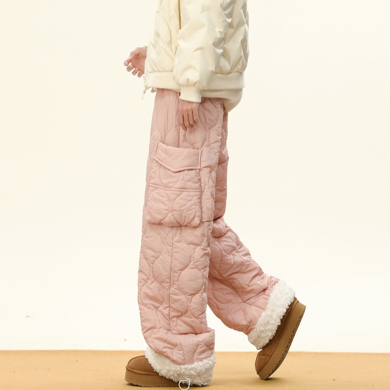 Mænds Bukser med Bred Ben Silhuet 7