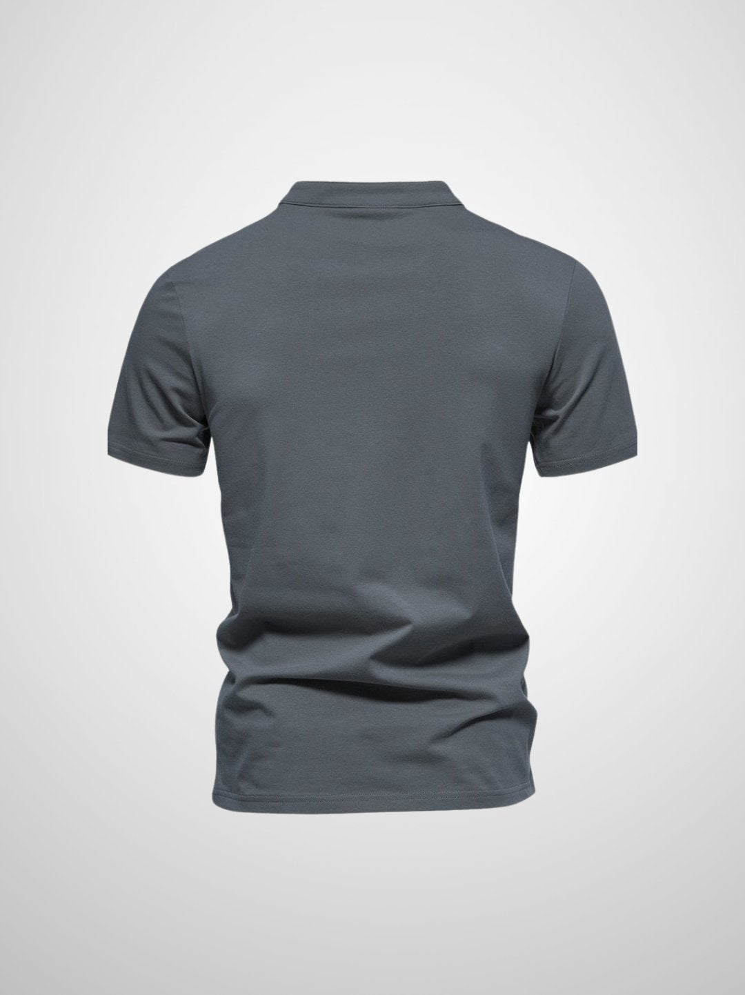 Mænds Casual Polo Shirt med V-hals og Moderne Pasform 3