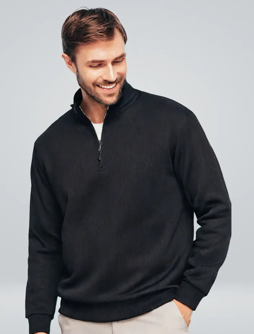 Mænds Casual Shirt Med Rund Hals 1