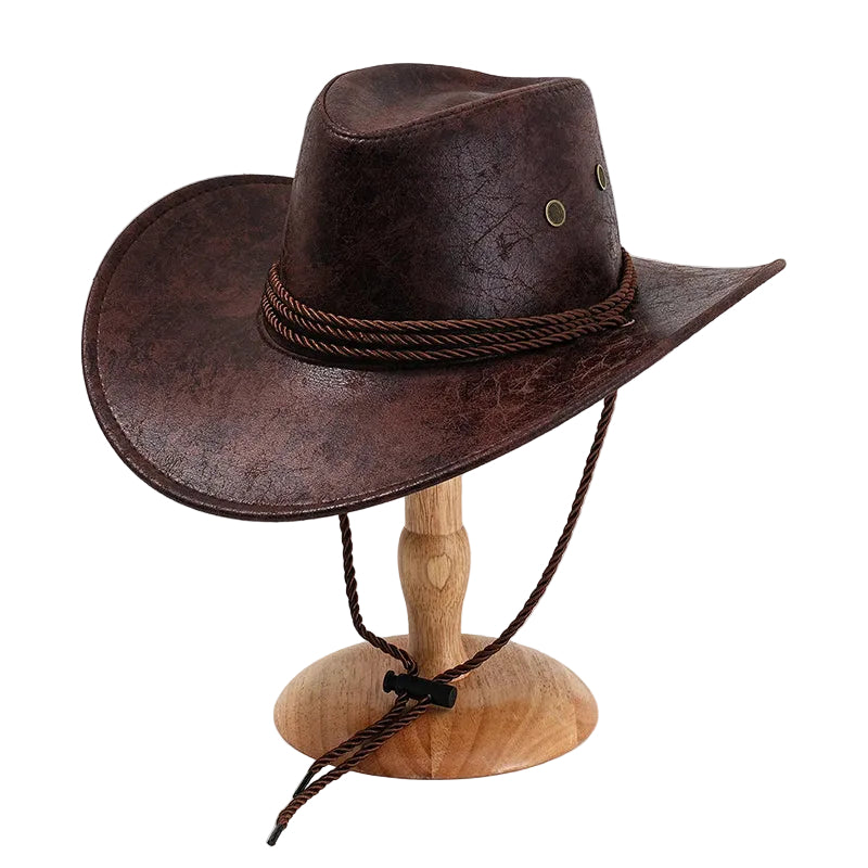 Mænds Cowboyhat med Bred Skygge 0