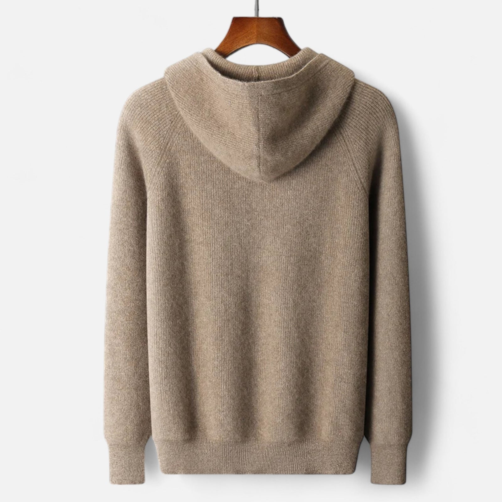 Mænds Hætte Skjorte Med Lynlås Tidløs Design 7