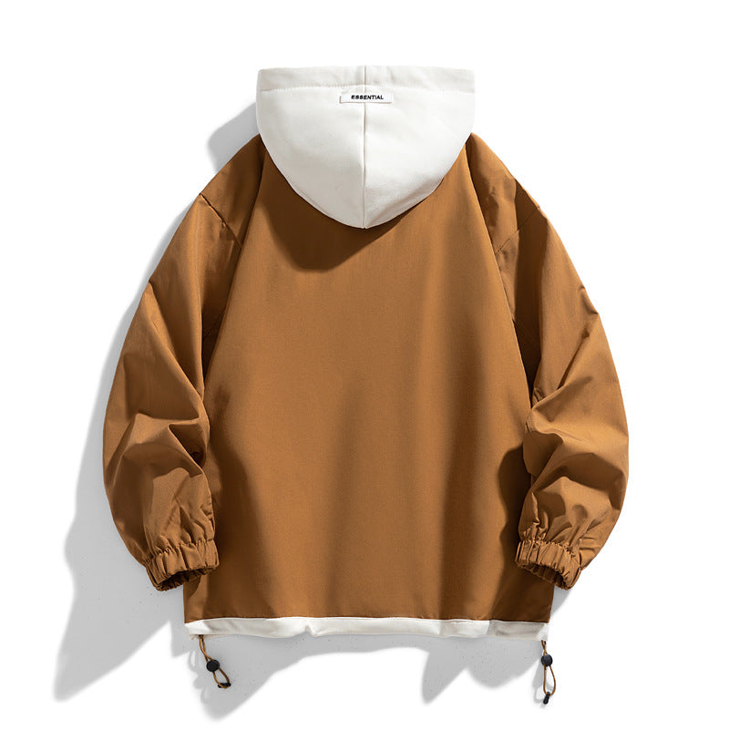 Mænds Hættejakke Oversized Lagdelt 5