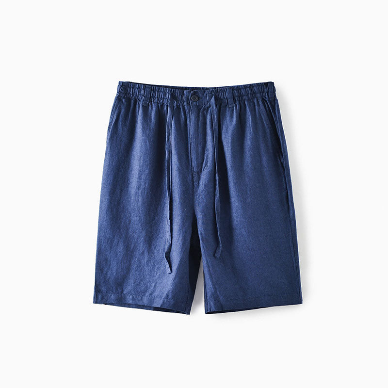 Mænds Linned Shorts Casual 0