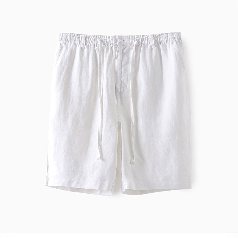 Mænds Linned Shorts Casual 4