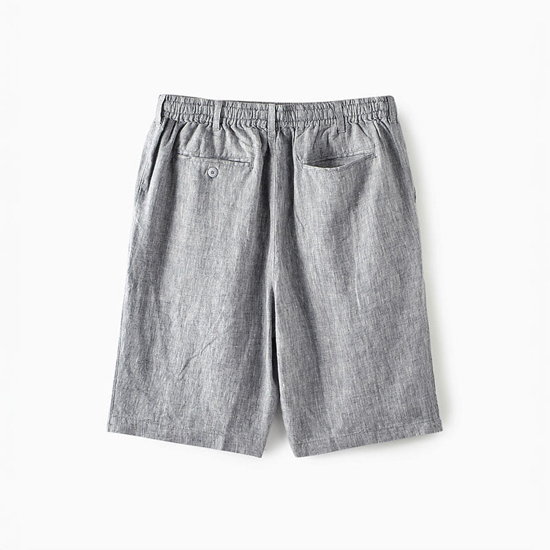 Mænds Linned Shorts Casual 6