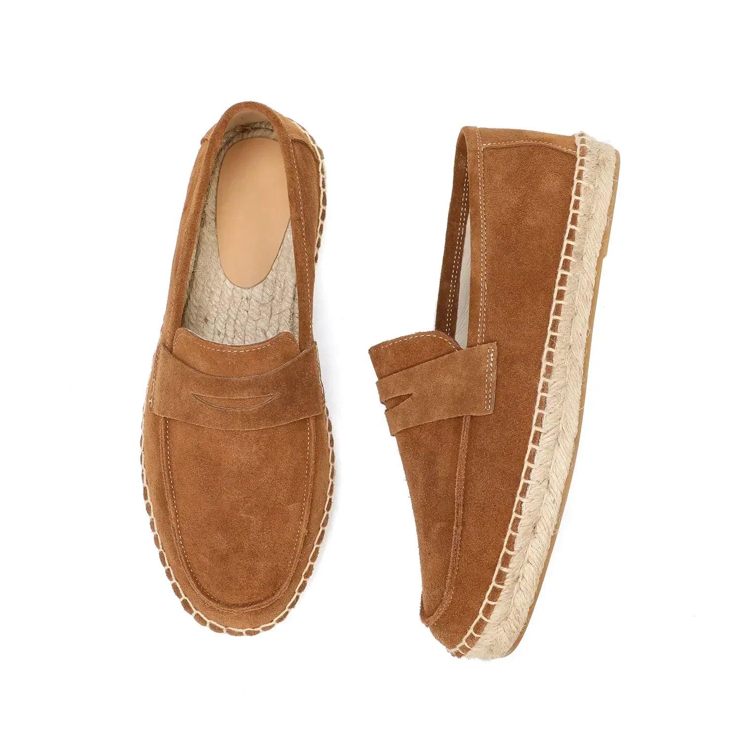 Mænds Slip-On Loafers Espadrille Stil 1