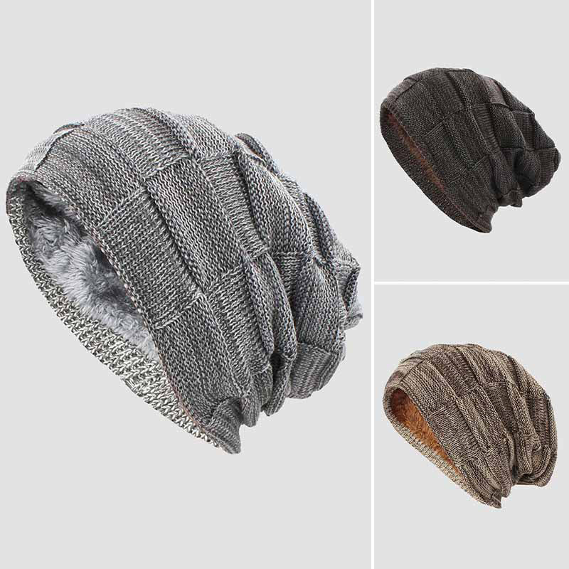 Mænds Slouchy Beanie Ribbet 3