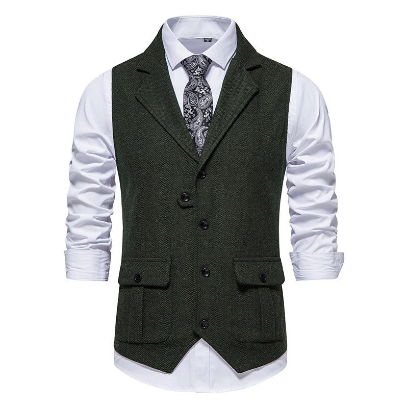 Mænds Smart Casual Office Vest 6