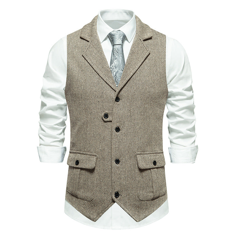 Mænds Smart Casual Office Vest 7