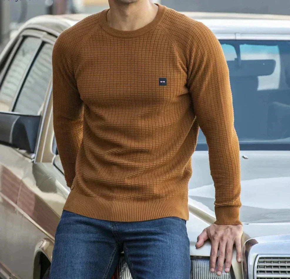 Mænds Sweater Strikket Design 1