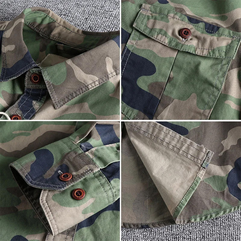 Mænds Urban Camo Skjorte 4