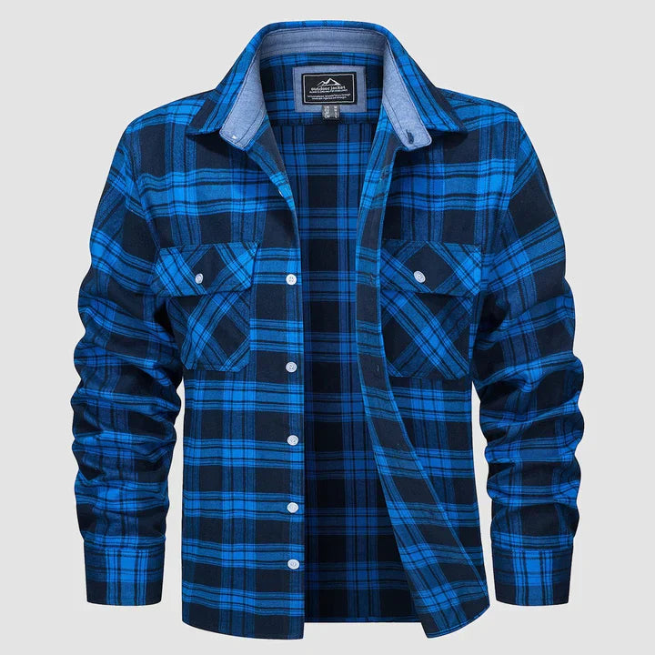 Variant image for Herre Skjorte Flannel Casual Stil 100% Flannel-42