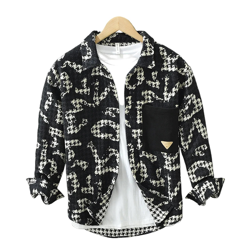 Herre Skjorter Dristig Design  Langærmet