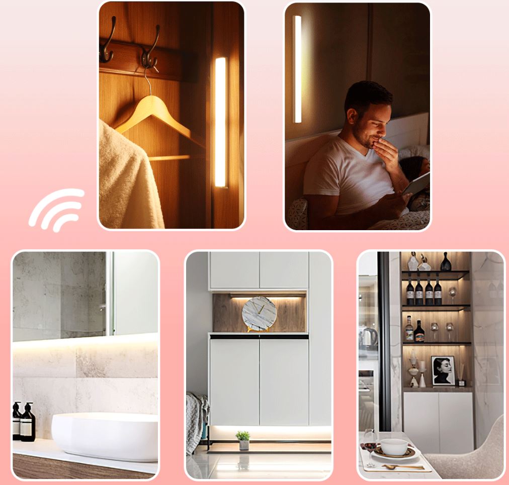 Trådløs bevægelsessensor lys