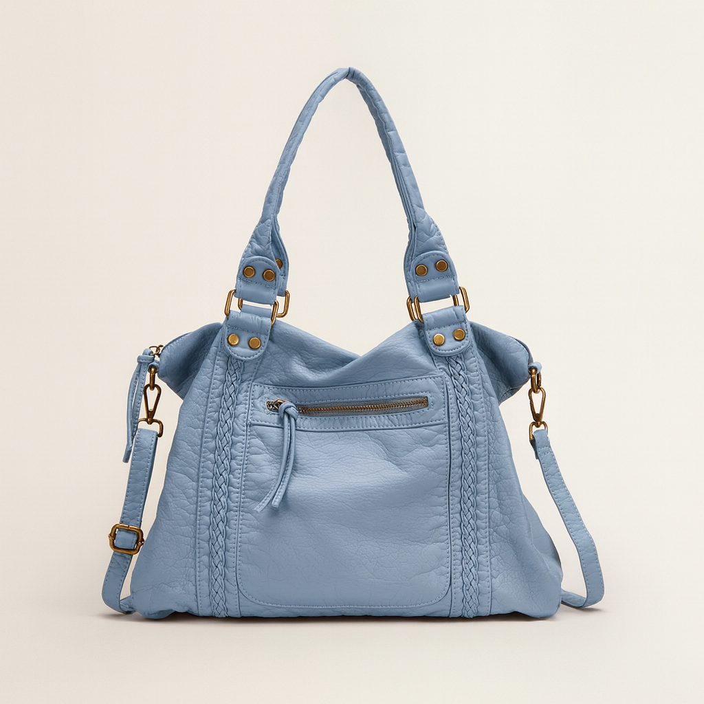 Unisex Vintage Skoletaske Hobo Stil 1