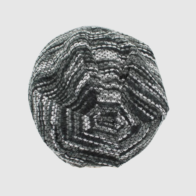 Unisex Vinterhue Med Stribet Design 5