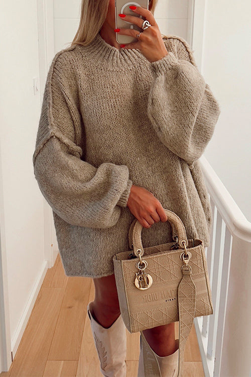 Women's Casual Pullover Sweater with Drop Shoulder 5