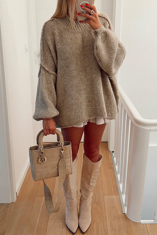 Women's Casual Pullover Sweater with Drop Shoulder 7