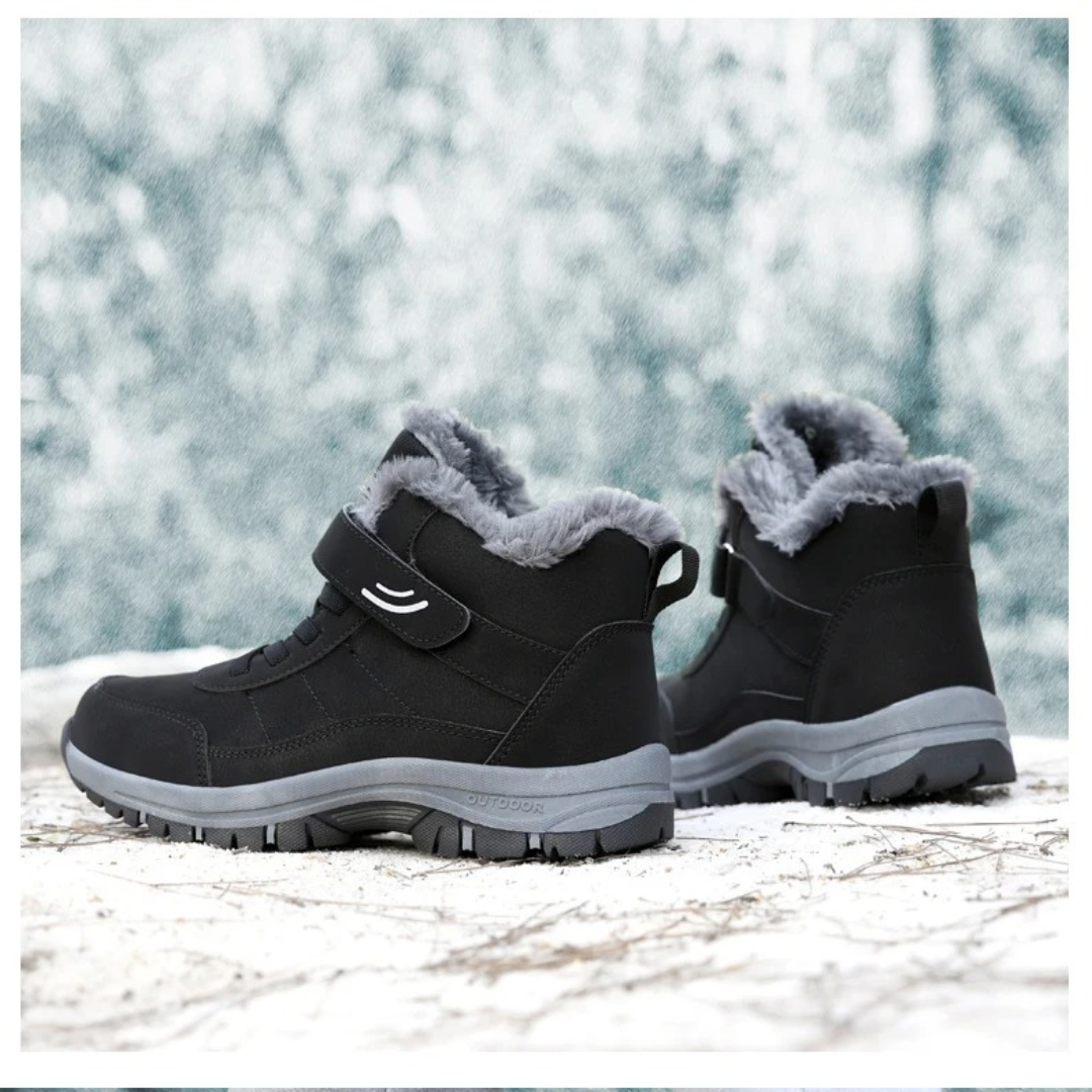 Letvægts-snestøvler til kvinder med pels