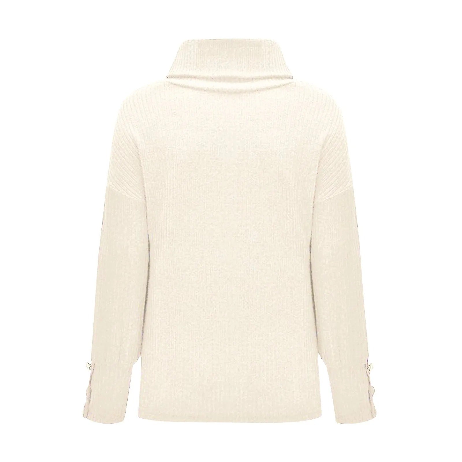 Vintage rullekravesweater til kvinder