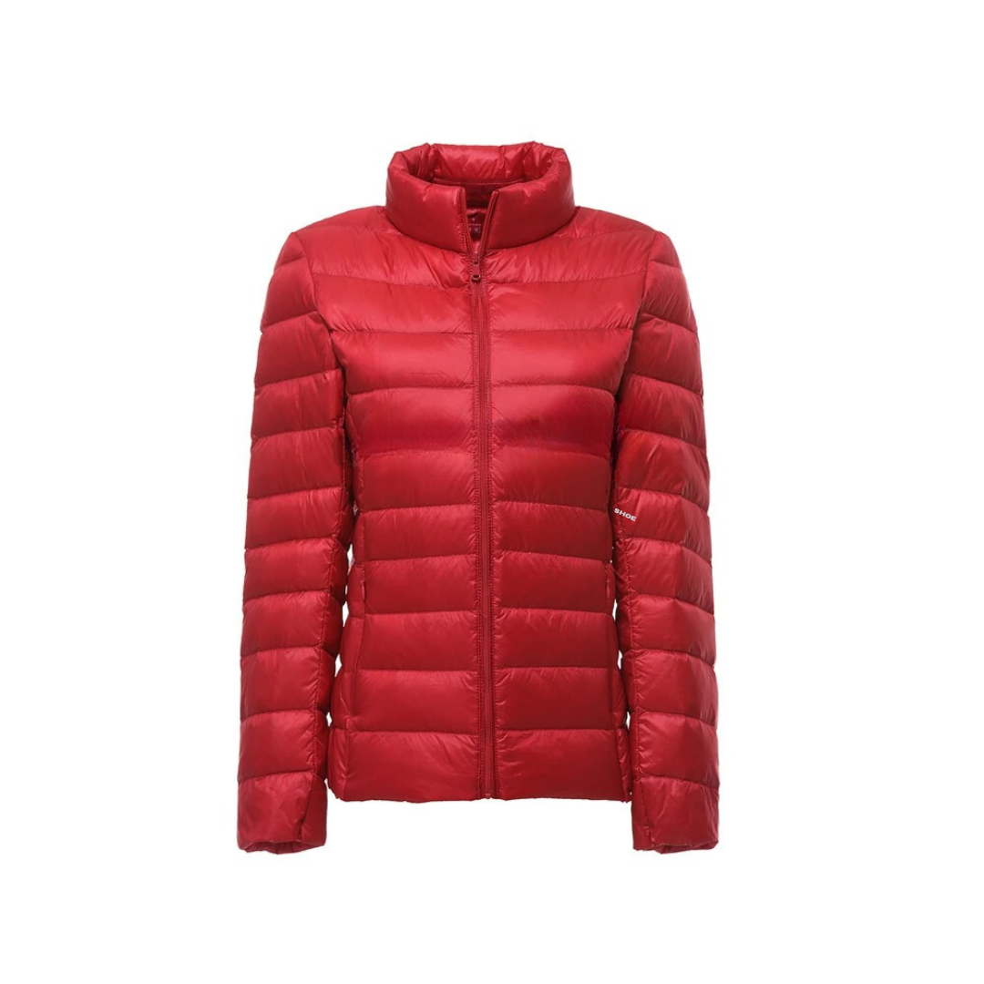 Ultralet pufferjakke til kvinder
