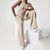 Kvinders Jumpsuit Løs Fit Polyester Med Justerbar Talje-4