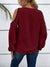 Dame Bluse Farveblok Firkantet Udsnit 100% Polyester Langærmet-3
