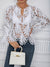 Kvinders Asymmetrisk Bluse med Udsparinger Polyester-4