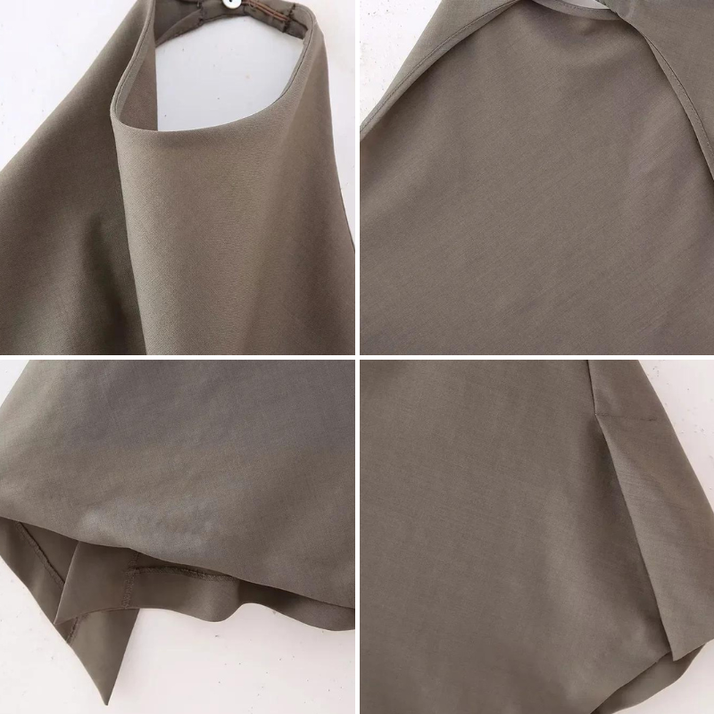 Chic Halter Top & Bukser Sæt